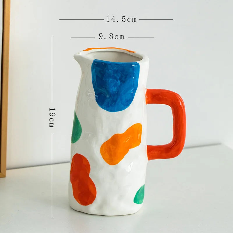 Colourful Artisan Ceramic Vase Collection