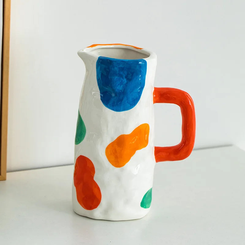 Colourful Artisan Ceramic Vase Collection